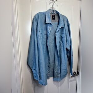 Wrangler Men's Sky Blue Shirt Jacket